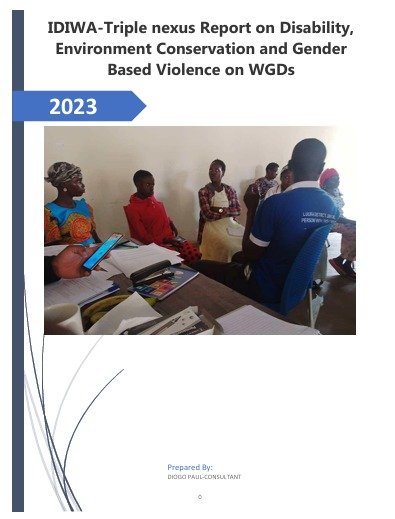 IDIWA-Triple nexus Report on Disability, Environment Conservation & Gender-Based Violence on WGDs